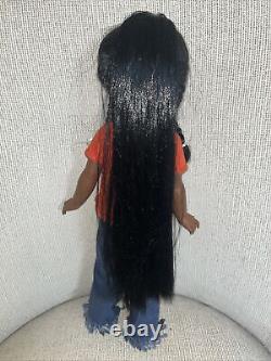 Vintage 1976 Tara Doll by Ideal Black African American In Dandy Denims Outfit