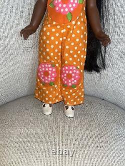 Vintage 1976 Tara Doll by Ideal Black African American In Play Dots Outfit