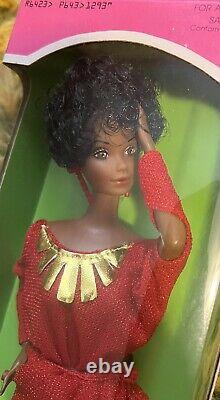 Vintage 1979 FIRST Black Barbie Doll Red Dress Mattel # 1293 New In Box