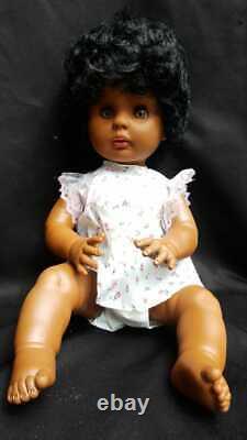 Vintage 1979 FIRST LOVE Black Doll Poseable Doll in Original Box Louis Marx Mint
