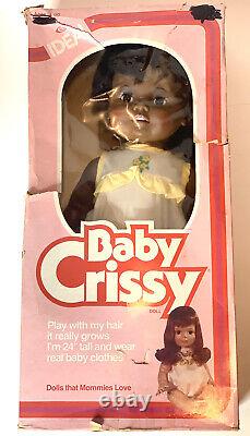 Vintage 1981 Ideal CRISSY African American 24 LifeSize Hair Grows Baby Doll