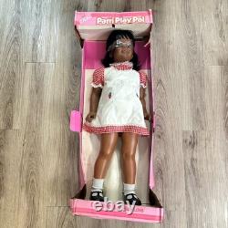 Vintage 1981 Ideal Patti Playpal Doll 35 African American Black Patty
