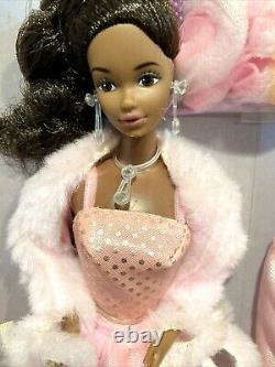 Vintage 1981 Pink & Pretty Christie Barbie Mattel 3555 AA Black Doll NIB