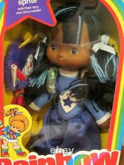 Vintage 1983 Rainbow Brite Indigo & Hammy Sprite Doll #7549 Factory Sealed