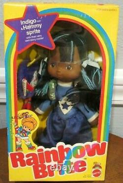 Vintage 1983 Rainbow Brite Indigo & Hammy Sprite Doll #7549 Factory Sealed