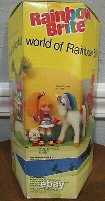 Vintage 1983 Rainbow Brite Indigo & Hammy Sprite Doll #7549 Factory Sealed