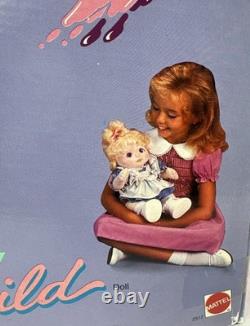 Vintage 1985 Mattel MY CHILD African American Black Girl Plush Doll NEW in Box