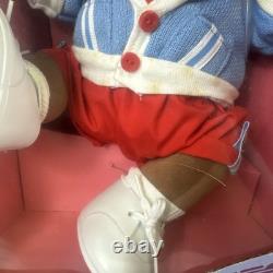 Vintage 1985 Mattel MY CHILD African American Black Girl Plush Doll NEW in Box