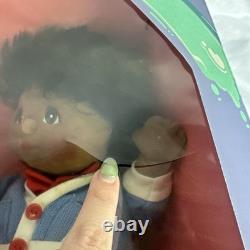 Vintage 1985 Mattel MY CHILD African American Black Girl Plush Doll NEW in Box