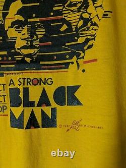 Vintage 1987 Black History African American T-Shirt Men's sz L James Pate