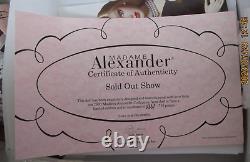 Vintage 2000 African American Madame Alexander Doll, Sold Out Show With Coa/box