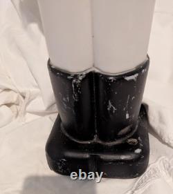 Vintage 30 African American Black Nutcracker Soldier Blow Mold NEEDS CORD