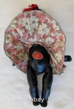 Vintage 8 Composition African American Black Estrela S/A San Paulo Brazil Doll