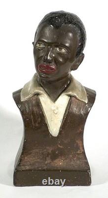 Vintage African-American BLACK MAN Plaster SCULPTURE STATUE Harlem Renaissance