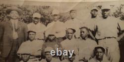 Vintage African American Baseball Team Negro League Black History Uniform Photo