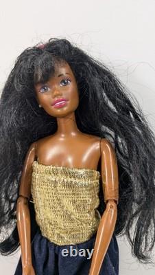 Vintage African American Black Beauty Secrets Christie Doll Superstar Barbie