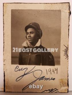 Vintage African American Black Ww2 1944 Tuskegee Airman Usaaf Aaf Headset Photo