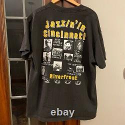 Vintage African American Cincinnati Music Festival R Kelly Chaka Khan T-Shirt XL