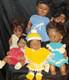 Vintage African American Doll Collection Lot of 6 Black Dolls 1960s-80s Estate