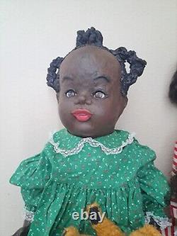 Vintage African American Doll In Leo MOSS MANNER Created 1963
