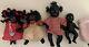 Vintage African American Dolls Lot of 3 Porcelain and one Fabric