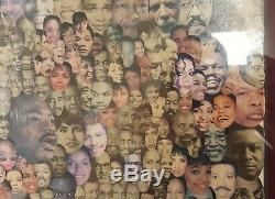 Vintage African American Fine Art Collage Chicago IL Black History Mlk Activists