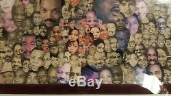 Vintage African American Fine Art Collage Chicago IL Black History Mlk Activists