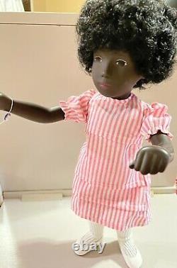 Vintage African American Sasha Doll Pair Cora and Caleb England In Boxes Mint