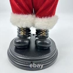 Vintage Animated Talking Black African American Santa Claus Merry Christmas