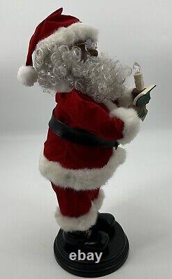 Vintage Animated Talking Black African American Santa Claus Merry Christmas