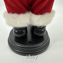 Vintage Animated Talking Black African American Santa Claus Merry Christmas