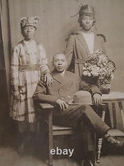 Vintage Antique African American Id'd Arterbery Fashion Black History Rppc Photo