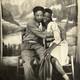 Vintage Arcade Photograph Beautiful Woman Man Couple Black African American