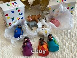 Vintage Avon Kids Nativity African American Black Holy Family Set