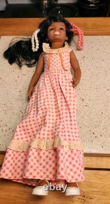 Vintage BLACK African American CRISSY DOLL TWIRLY BEADS Hair Grows