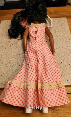 Vintage BLACK African American CRISSY DOLL TWIRLY BEADS Hair Grows