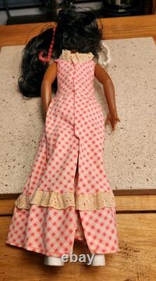 Vintage BLACK African American CRISSY DOLL TWIRLY BEADS Hair Grows
