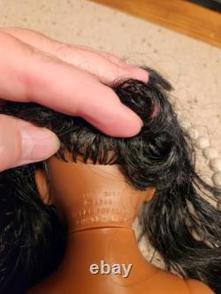 Vintage BLACK African American CRISSY DOLL TWIRLY BEADS Hair Grows