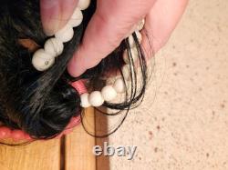 Vintage BLACK African American CRISSY DOLL TWIRLY BEADS Hair Grows