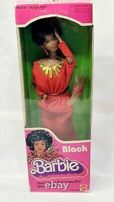 Vintage BLACK BARBIE Doll 1979 Original NRFB First African American Barbie