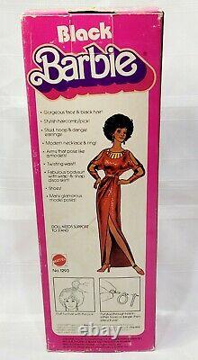 Vintage BLACK BARBIE Doll 1979 Original NRFB First African American Barbie