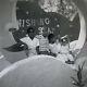 Vintage B&W Snapshot Photograph Black African American Children Paper Moon