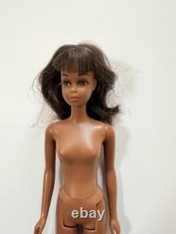 Vintage Barbie Black African American Francie Doll, Brown Hair, PLEASE READ