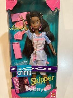 Vintage Barbie Cool Crimp Skipper African-American Doll Mattel 11547 New