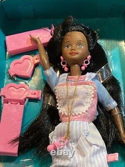 Vintage Barbie Cool Crimp Skipper African-American Doll Mattel 11547 New