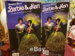 Vintage Barbie and ken Dream Glow Barbie African American Black DollsNRFB 2422