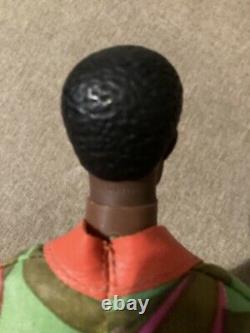 Vintage Bend Leg Talking Brad Doll 1969 Mattel Hong Kong Black Molded Hair RARE