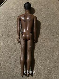 Vintage Bend Leg Talking Brad Doll 1969 Mattel Hong Kong Black Molded Hair RARE