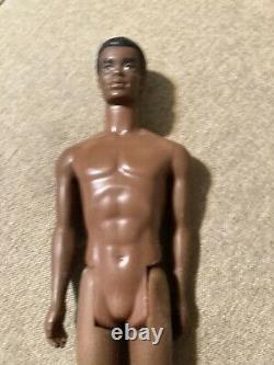 Vintage Bend Leg Talking Brad Doll 1969 Mattel Hong Kong Black Molded Hair RARE