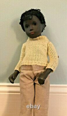 Vintage Black African American Boy Caleb Sasha Doll 16 Sweater & Pants